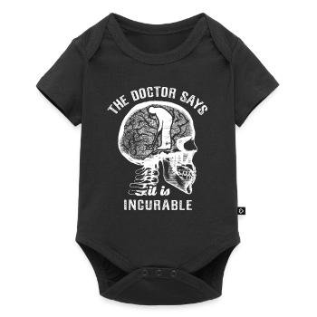 The doctor says it's incurable - minigolf - Baby Premium short-sleeve bodysuit - black - Front