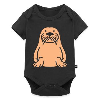 Morse - Body à manches courtes Premium Bébé - noir - Devant