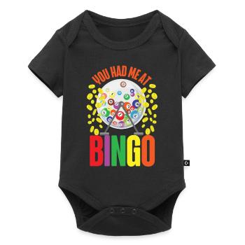 Fille de joueur de bingo à laquelle vous m’avez eu - Body à manches courtes Premium Bébé - noir - Devant
