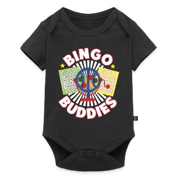 Bingo Player Besties Friends Bingo - Baby Premium Kurzarmbody - Schwarz - Vorne