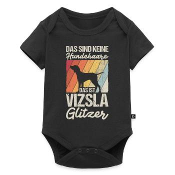 Vizsla marche chien propriétaire chien cadeau Hun - Body à manches courtes Premium Bébé - noir - Devant