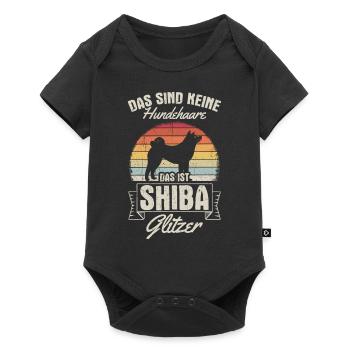 Shiba Dog Fan Dog Owner Dog Walking Dog - Baby Premium short-sleeve bodysuit - black - Front