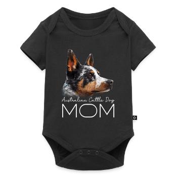 Australian Cattle Dog Mama - Baby Premium short-sleeve bodysuit - black - Front