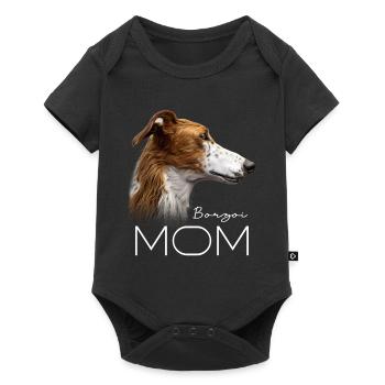 Borzoi Mama - Baby Premium short-sleeve bodysuit - black - Front