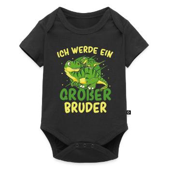 Announcing offspring | I'm going to be a big brother in 2025 - Baby Premium short-sleeve bodysuit - black - Front
