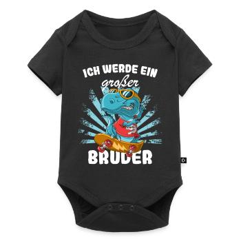 Announcing offspring | I'm going to be a big brother in 2025 - Baby Premium short-sleeve bodysuit - black - Front