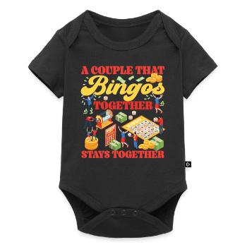 Bingo Player Couple Girlfriend - Baby Premium Kurzarmbody - Schwarz - Vorne