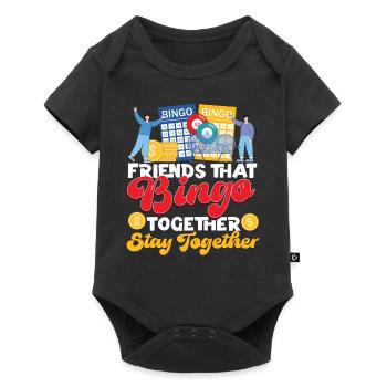 Bingo Player Friends Buddies - Baby Premium short-sleeve bodysuit - black - Front