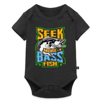 Suchen Sie mehr Barschfische - Baby Premium Kurzarmbody - Schwarz - Vorne