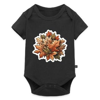 Autumn, Foliage, Leaves, Season, Weather - Baby Premium short-sleeve bodysuit - black - Front