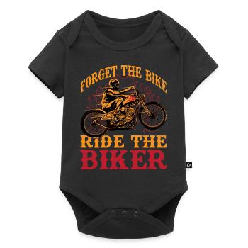 Oublie ta balade à moto avec moi moto - Body à manches courtes Premium Bébé - noir - Devant