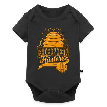 Bees Whisperer Bee Honey Beekeeper Beekeeping - Baby Premium short-sleeve bodysuit - black - Front