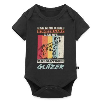 Dalmatian Dog Fan, Dog Owner, Dog Walker, - Baby Premium short-sleeve bodysuit - black - Front