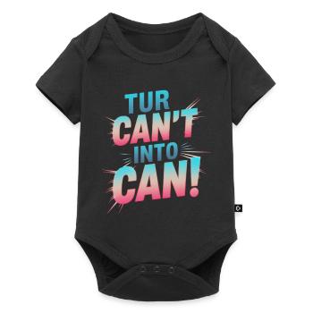 de ne pas pouvoir devient être capable - Body à manches courtes Premium Bébé - noir - Devant