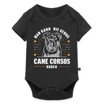 Dogs Cane Corso Italiano Dog - Baby Premium short-sleeve bodysuit - black - Front