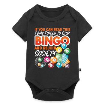 Bingo Player If You Can Read This - Baby Premium short-sleeve bodysuit - black - Front