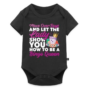 Bingo Player Girl Female Move Over - Baby Premium Kurzarmbody - Schwarz - Vorne