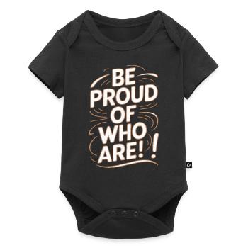 Soyez fier de vous Motivation - Body à manches courtes Premium Bébé - noir - Devant