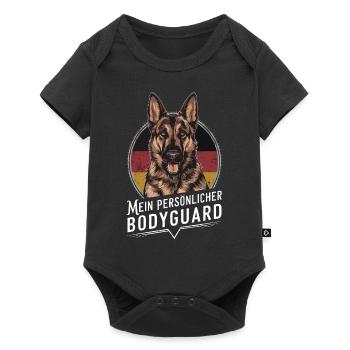 Berger Allemand Chiens Malinois - Body à manches courtes Premium Bébé - noir - Devant