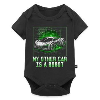Ingénieur en robotique Mon autre voiture est un robot - Body à manches courtes Premium Bébé - noir - Devant