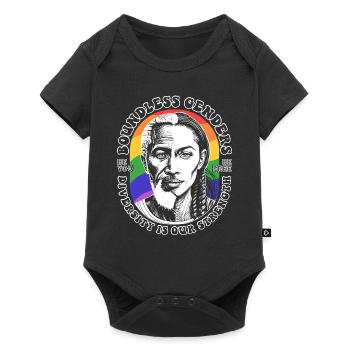Celebrating Diversity: LGBTQIA+ T-Shirt Inspired. - Baby Premium short-sleeve bodysuit - black - Front
