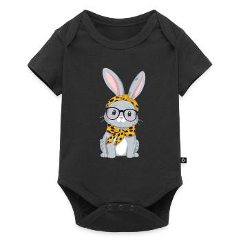Mommy Bunny Cute Bunny Mom Cute Easter Bunny - Baby Premium short-sleeve bodysuit - black - Front