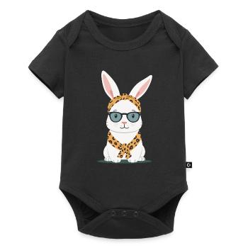 Mommy Bunny Cute Bunny Mom Cute Easter Bunny - Baby Premium short-sleeve bodysuit - black - Front