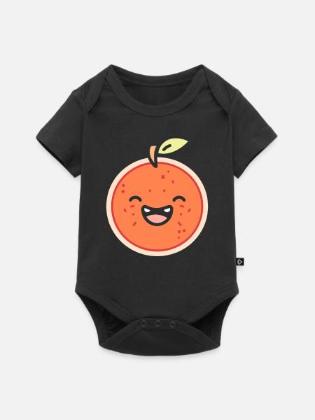Grapefruit - Baby Premium Kurzarmbody - Schwarz