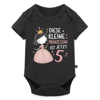 Birthday Gift 5 Years Birthday Boy - Baby Premium short-sleeve bodysuit - black - Front