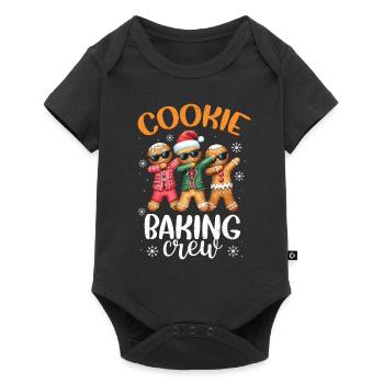 Baker - Baby Premium short-sleeve bodysuit - black - Front