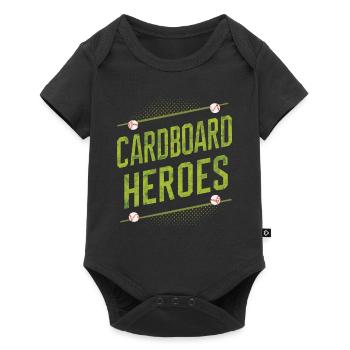 Baseball Cards Baseball Player Baseball Fan Gift - Baby Premium short-sleeve bodysuit - black - Front