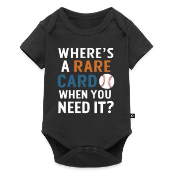 Baseball Cards Baseball Player Baseball Fan Gift - Baby Premium short-sleeve bodysuit - black - Front