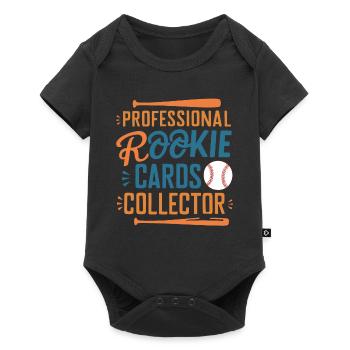 Baseball Cards Baseball Player Baseball Fan Gift - Baby Premium short-sleeve bodysuit - black - Front