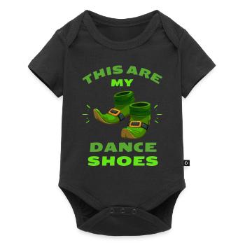 Ce sont mes chaussures de danse irlandaises Celtic Ireland - Body à manches courtes Premium Bébé - noir - Devant
