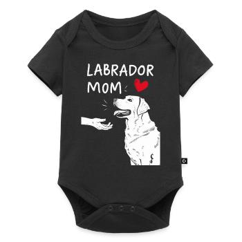 Labrador Dog Dogs - Baby Premium short-sleeve bodysuit - black - Front