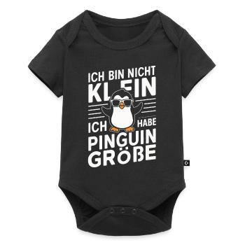 Penguin, Little Penguins, Emperor Penguin - Baby Premium short-sleeve bodysuit - black - Front