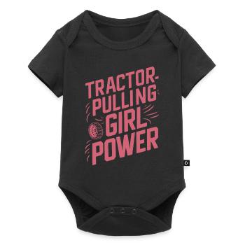 Tracteur tirant un tracteur Tracteur tirant un tracteur Power Farm - Body à manches courtes Premium Bébé - noir - Devant
