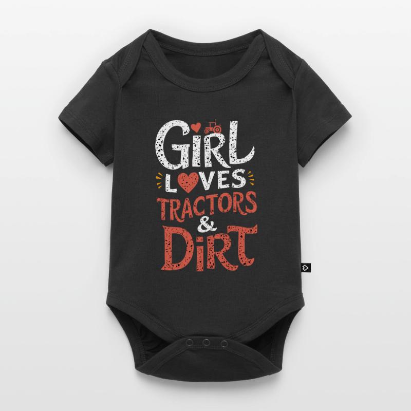 Tractor Pulling Tractor Pulling Tractor Power Farm Baby Premium Kurzarmbody