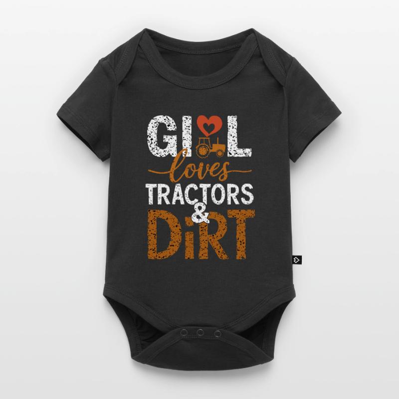 Tractor Pulling Tractor Pulling Tractor Power Farm Baby Premium Kurzarmbody