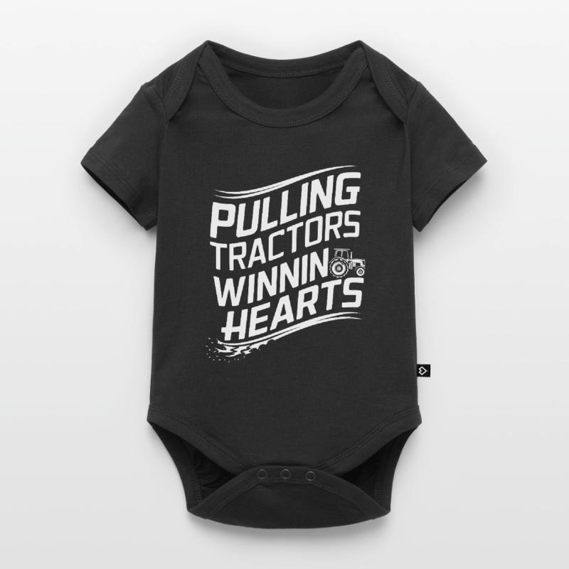 Tractor Pulling Tractor Pulling Tractor Power Farm Baby Premium Kurzarmbody