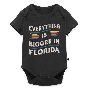 Florida, USA, America, Seed - Baby Premium short-sleeve bodysuit - black - Front