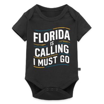 Florida, USA, America, Seed - Baby Premium short-sleeve bodysuit - black - Front