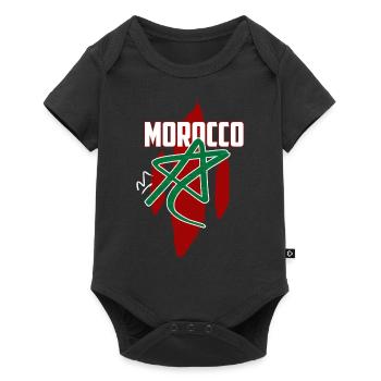 Morocco - Baby Premium short-sleeve bodysuit - black - Front