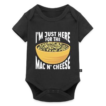 Mac And Cheese Macaroni - Baby Premium short-sleeve bodysuit - black - Front