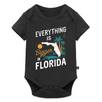 Florida, USA, America, Seed - Baby Premium short-sleeve bodysuit - black - Front