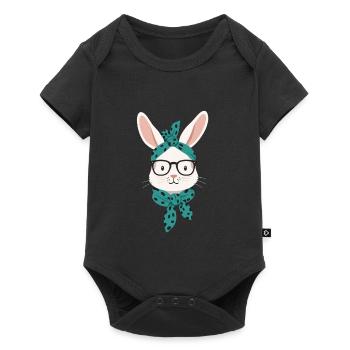 Mommy Bunny Cute Bunny Mom Cute Easter Bunny - Baby Premium short-sleeve bodysuit - black - Front