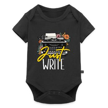 Writing Just Write Novelist Book Writer Publisher - Baby Premium short-sleeve bodysuit - black - Front