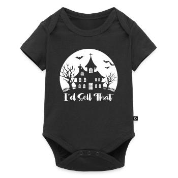 Real Estate Agent Real Estate Agent Gift - Baby Premium short-sleeve bodysuit - black - Front