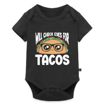 Optometrist Optician Optometry - Baby Premium short-sleeve bodysuit - black - Front