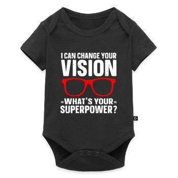 Optometrist Optician Optometry - Baby Premium short-sleeve bodysuit - black - Front